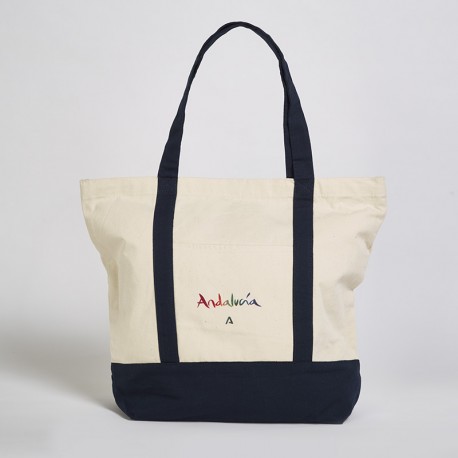 Bolsa de playa Andalucía de algodón