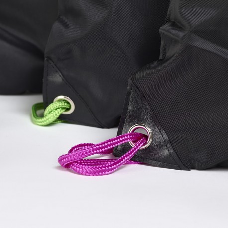 Bolsa-mochila Andalucía de tela negra